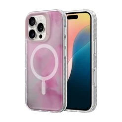 CLICK Cosmic MagSafe Series IPhone 16 Pro Max Case - Pink