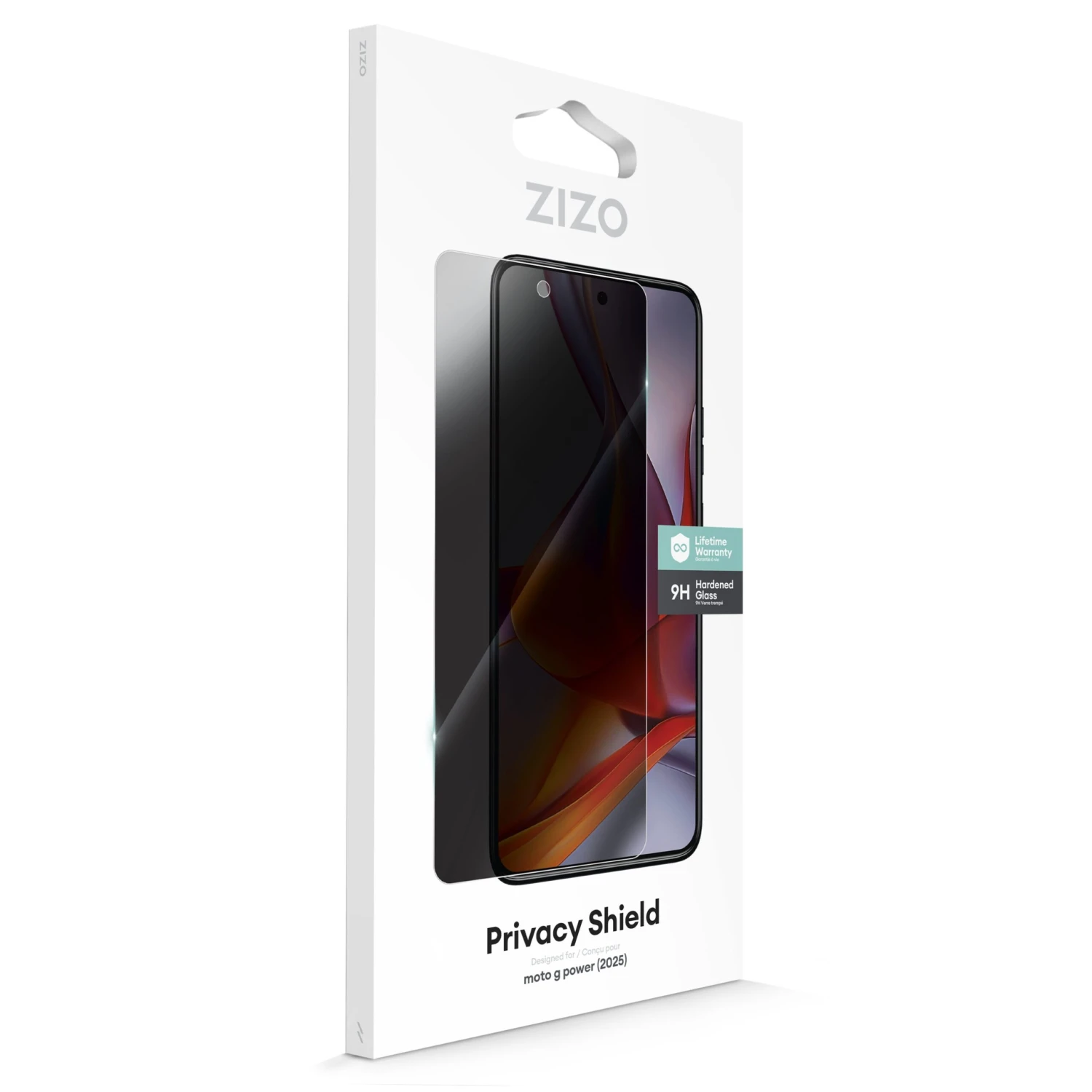 ZIZO PRIVACY Tempered Glass Screen Protector For Moto G Power (2025) - Privacy - Image 3