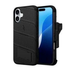 ZIZO BOLT Bundle IPhone 16 Plus Case - Black