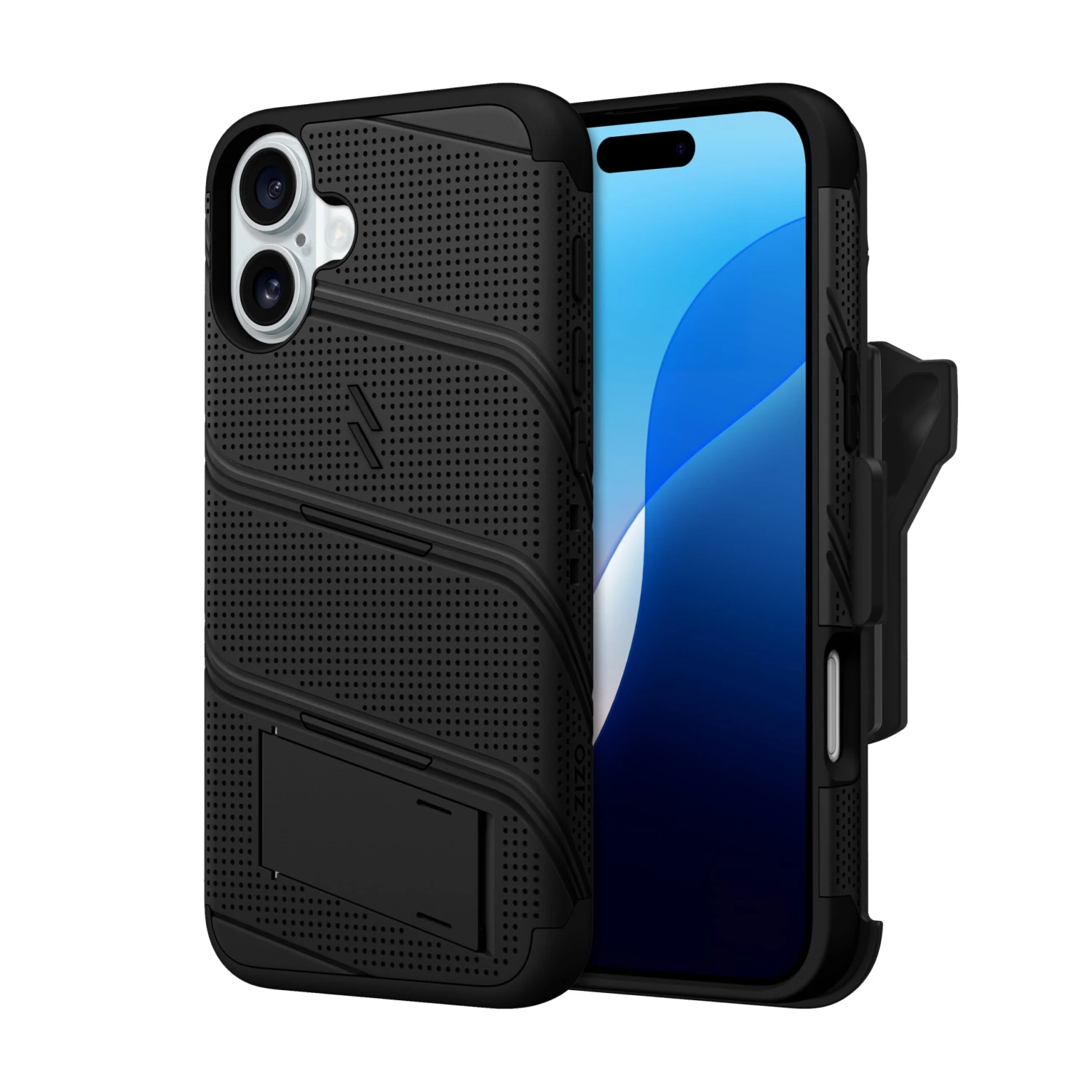 ZIZO BOLT Bundle IPhone 16 Plus Case - Black