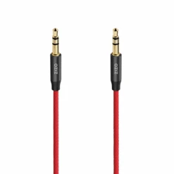 ZIZO 3.5 Mm Male To Male Stereo Audio Aux Cable - Black & Red