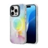 CLICK Cosmic MagSafe Series IPhone 16 Pro Case - Rainbow Swirl