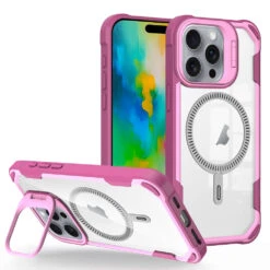 CLICK Fusion MagSafe Series IPhone 16 Pro Case - Pink