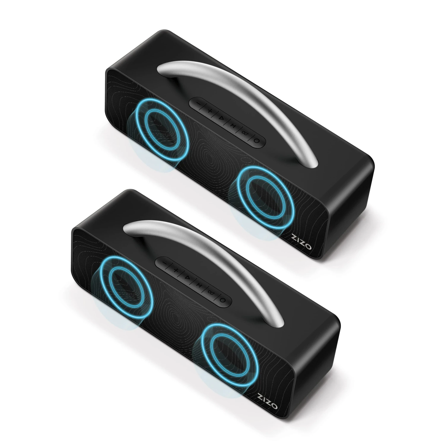 ZIZO ROAR Z2 Portable Wireless Speaker - Topography - Image 3