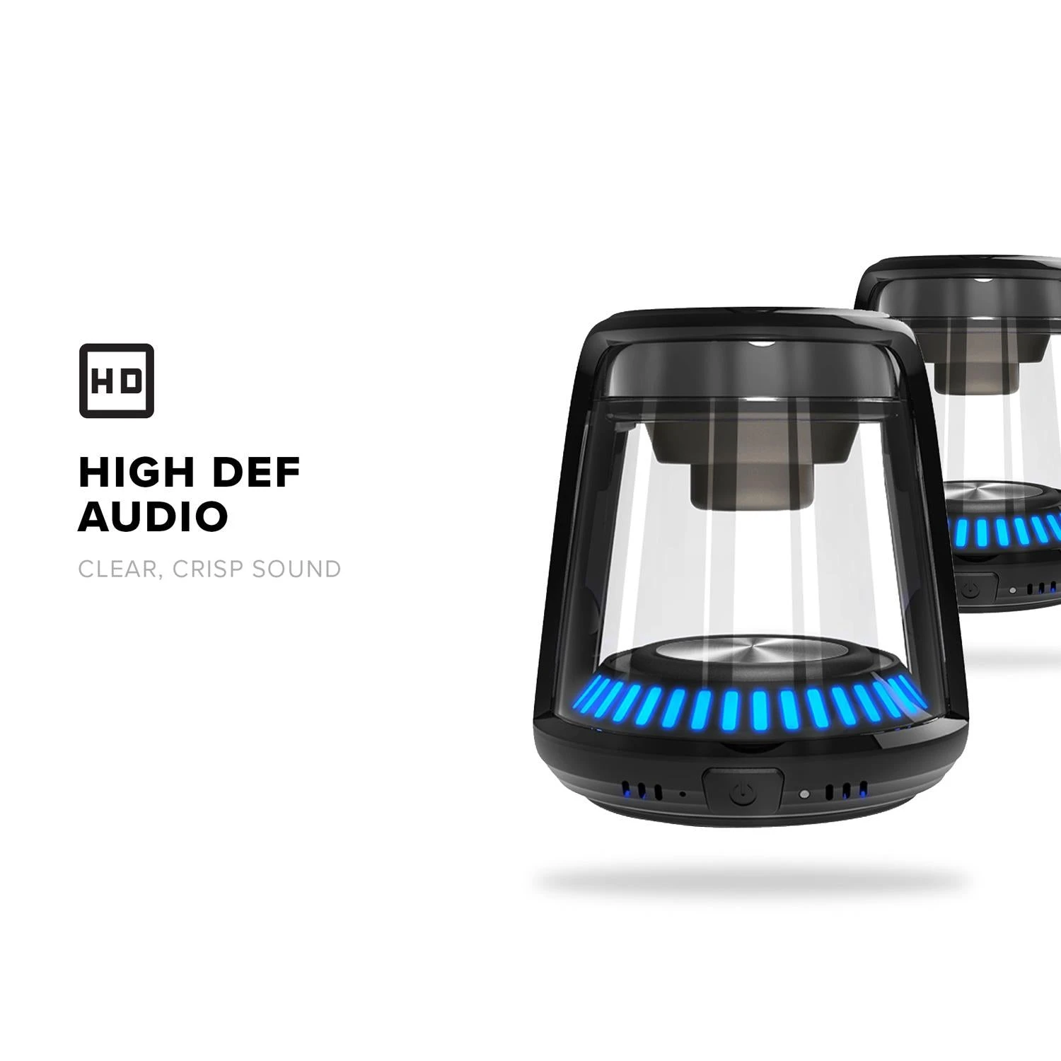 ZIZO THUNDER DUO Wireless Bluetooth Speaker (Black) - Image 3