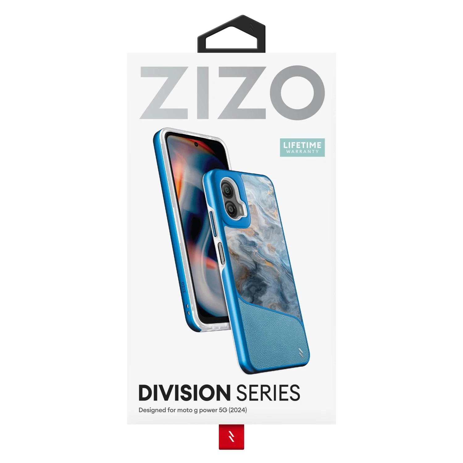 ZIZO DIVISION Series Moto G Power 5G (2024) Case - Marble - Image 6