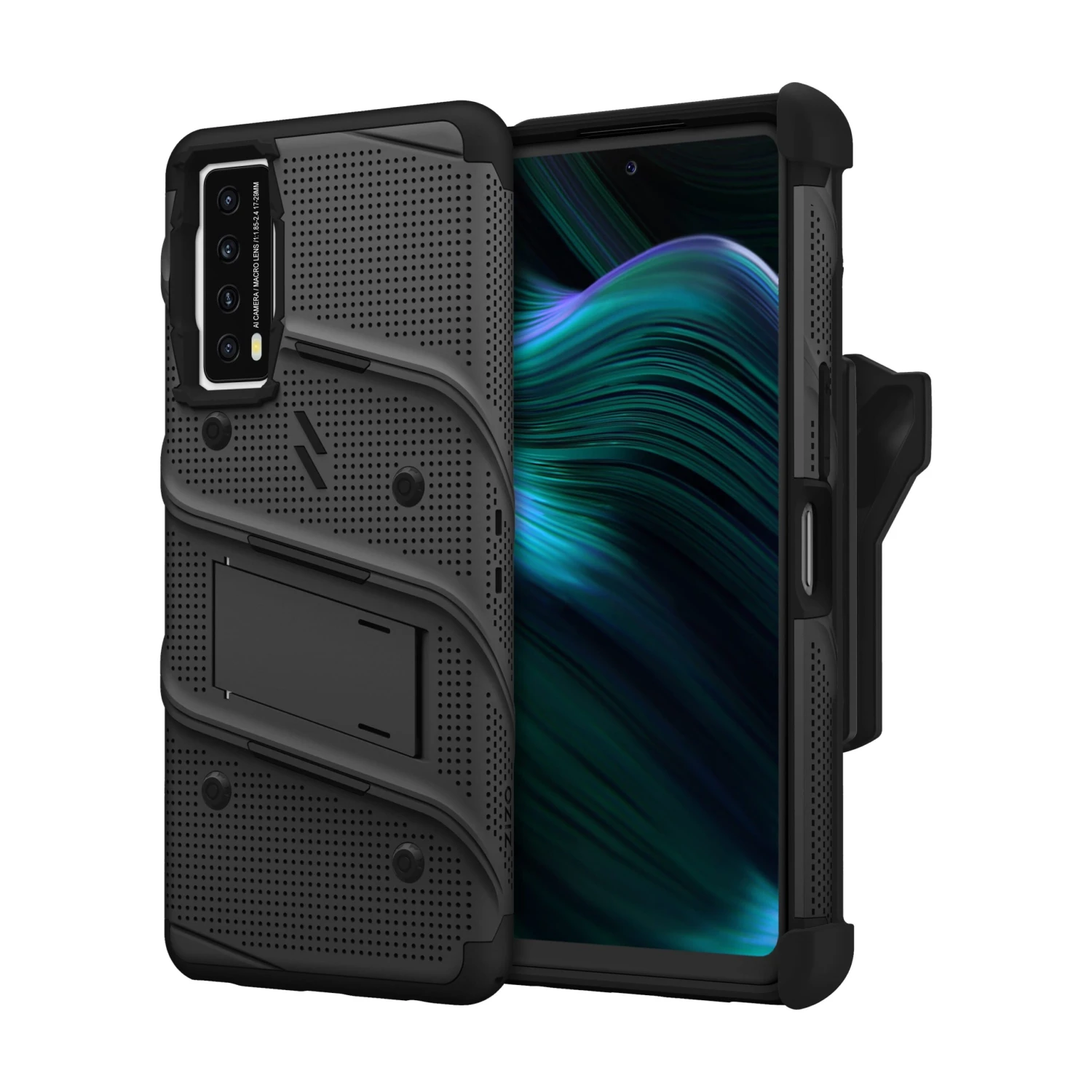 ZIZO BOLT Bundle TCL STYLUS 5G Case - Black - Image 2