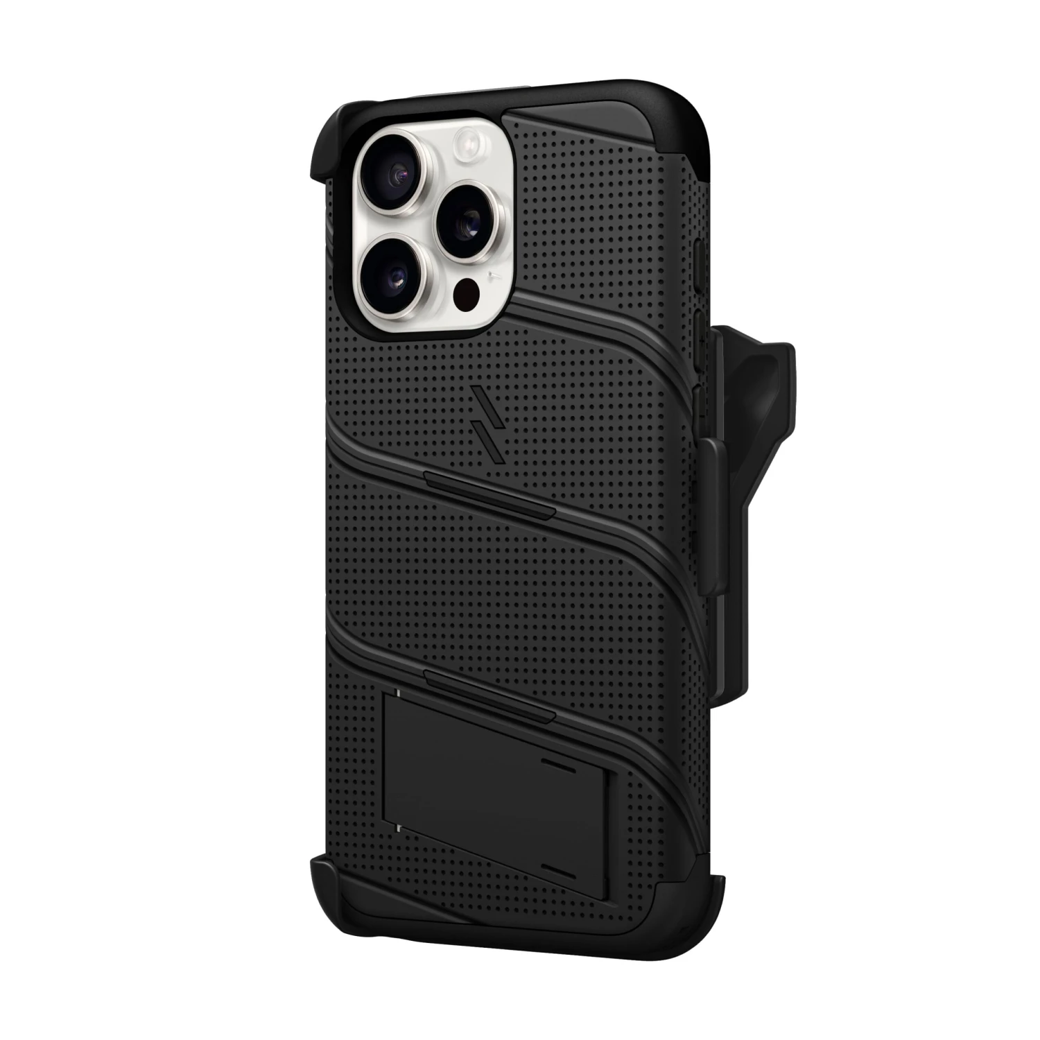 ZIZO BOLT Bundle IPhone 16 Pro Max Case - Black - Image 3