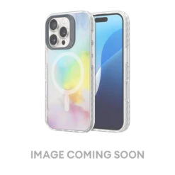 CLICK Cosmic MagSafe Series IPhone 16 Case - Rainbow Swirl