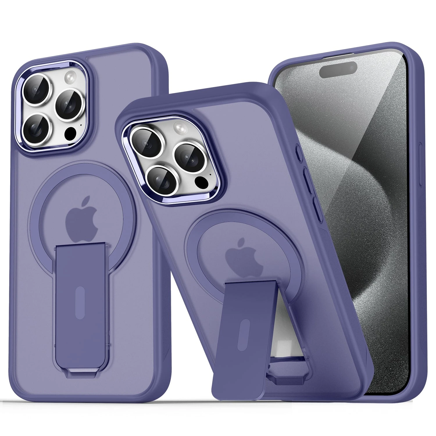CLICK Latch Series IPhone 16 Pro Case - Purple - Image 4