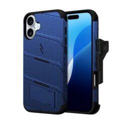 ZIZO BOLT Bundle IPhone 16 Plus Case - Blue