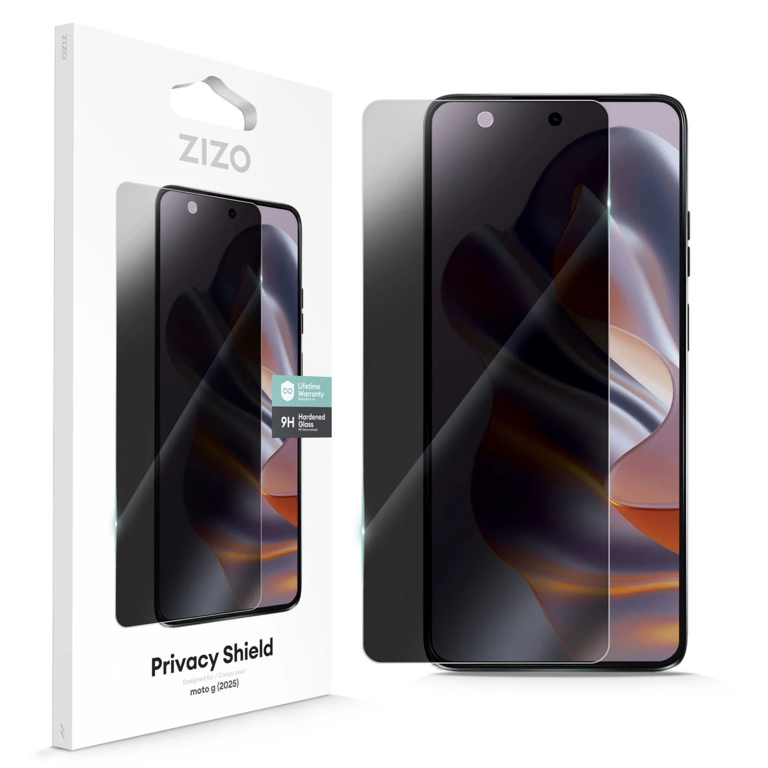 ZIZO PRIVACY Tempered Glass Screen Protector For Moto G (2025) - Privacy