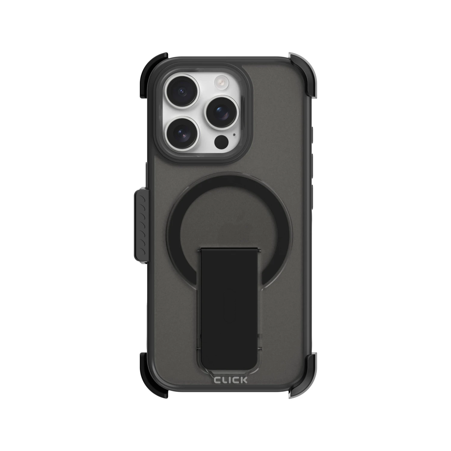 CLICK Latch Holster Series IPhone 16 Pro Case - Black