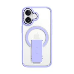 CLICK Latch Series IPhone 16 Plus Case - Clear Purple