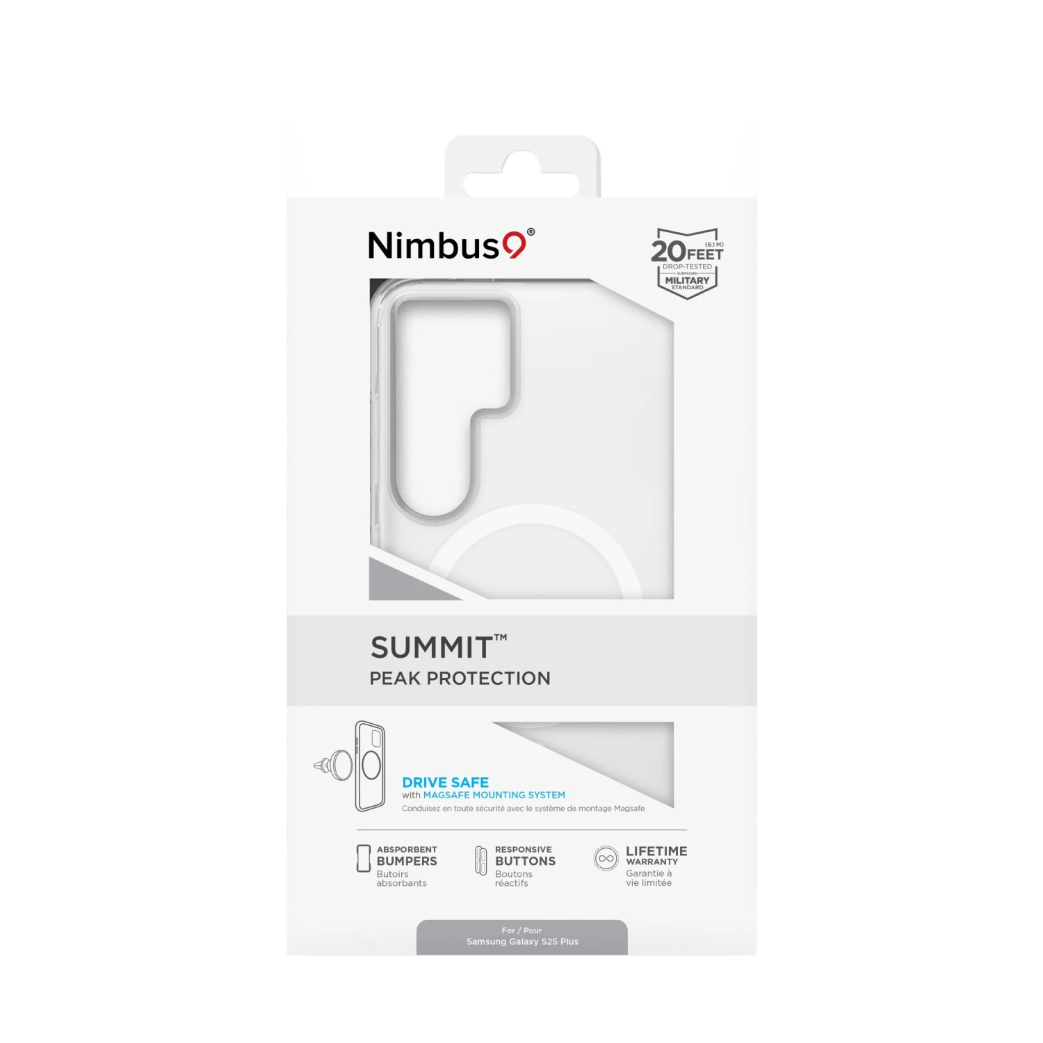 Nimbus9 Vantage Galaxy S25 Plus MagSafe Case - Clear - Image 6